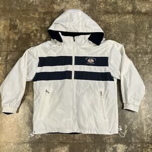 VINTAGE 90s San Francisco Windbreaker Jacket Men Medium Golden Gate Fleece